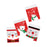 100Pcs Christmas Cellophane Bags Small Clear Holiday Goodies Bags Candy Bags 4 Patterns