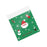 100Pcs Christmas Cellophane Bags Small Clear Holiday Goodies Bags Candy Bags Santa Head