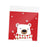 100Pcs Christmas Cellophane Bags Small Clear Holiday Goodies Bags Candy Bags Bear