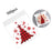 100Pcs Christmas Cellophane Bags Small Clear Holiday Goodies Bags Candy Bags Plaid Tree