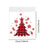 100Pcs Christmas Cellophane Bags Small Clear Holiday Goodies Bags Candy Bags Plaid Tree