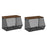 2Pcs Stackable Storage Baskets Wall Mounted for Pantry Countertop Vegetables