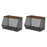 2Pcs Stackable Storage Baskets Wall Mounted for Pantry Countertop Vegetables