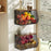 2Pcs Stackable Storage Baskets Wall Mounted for Pantry Countertop Vegetables