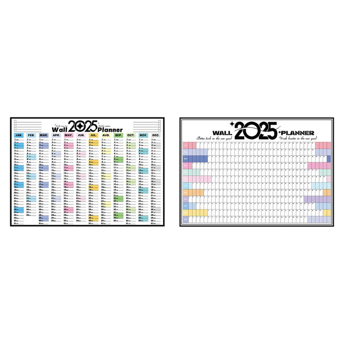 2025 Wall Calendar to Do List Portable Yearly Calendar Important Dates Tasks Style A