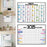 2025 Wall Calendar to Do List Portable Yearly Calendar Important Dates Tasks Style A