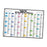 2025 Wall Calendar to Do List Portable Yearly Calendar Important Dates Tasks Style A