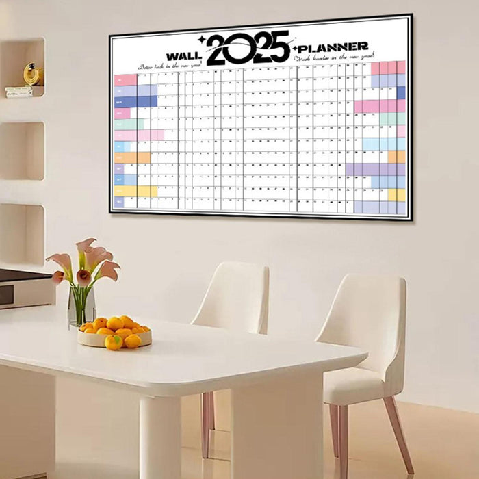 2025 Wall Calendar to Do List Portable Yearly Calendar Important Dates Tasks Style B