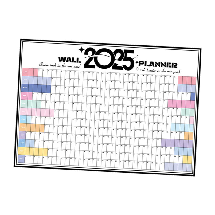 2025 Wall Calendar to Do List Portable Yearly Calendar Important Dates Tasks Style B