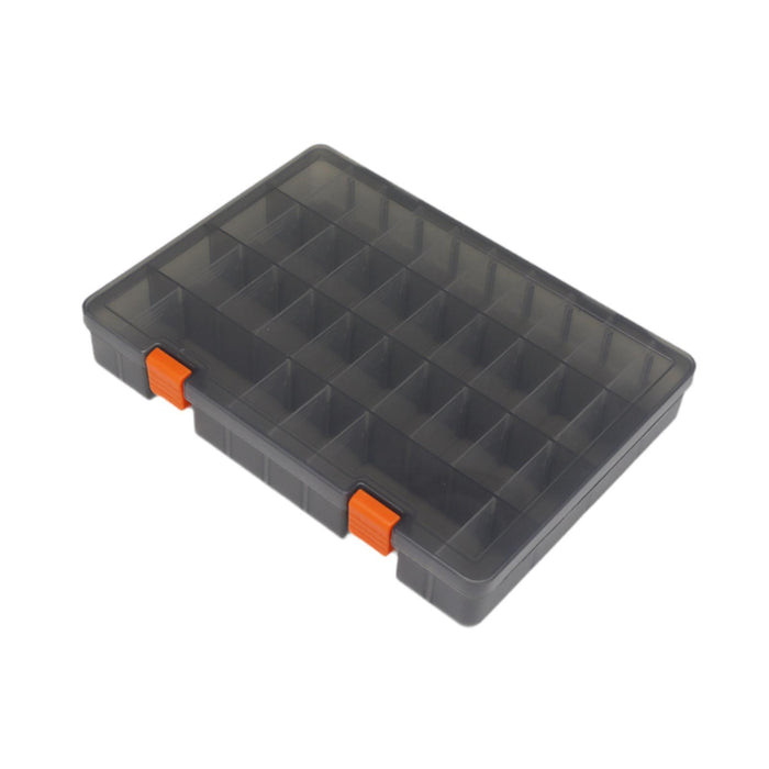 Crofta Multi Grids Storage Box with Lid Beads Box for Garage Tool Small Parts Bolts 36 Grids