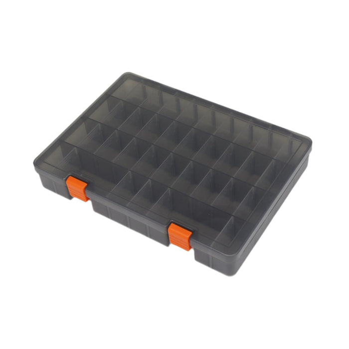 Crofta Multi Grids Storage Box with Lid Beads Box for Garage Tool Small Parts Bolts 36 Grids