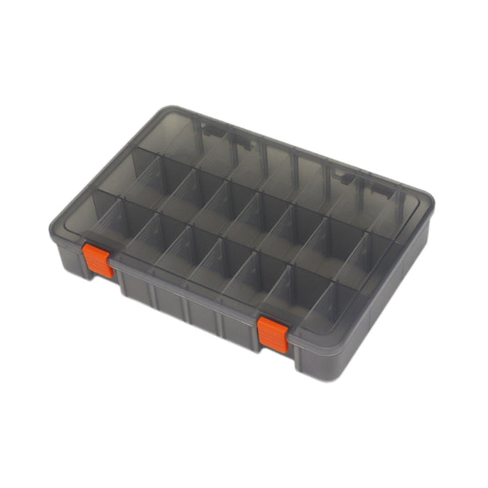 Crofta Multi Grids Storage Box with Lid Beads Box for Garage Tool Small Parts Bolts 24 Grids