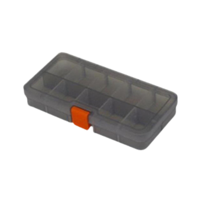 Crofta Multi Grids Storage Box with Lid Beads Box for Garage Tool Small Parts Bolts 10 Grids