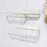 2x Shower Caddy Shelf with Hooks Shower Shelf Bathroom Storage