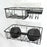 2x Shower Caddy Shelf with Hooks Shower Shelf Bathroom Storage