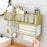 Bathroom Storage Rack Modern Shower Bin for Dining Room Office Dormitories Gold