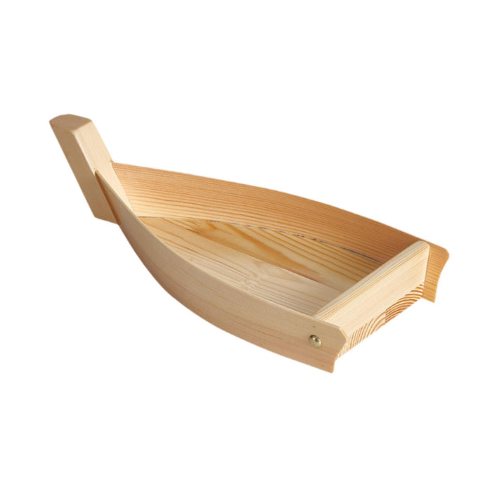 Crofta Sushi Serving Tray Salad Sushi Wood Boat for Birthday Party Supplies Kitchen L