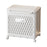 Crofta Laundry Basket Lightweight with Lid Laundry Hamper for Kitchen Home Bathroom M White