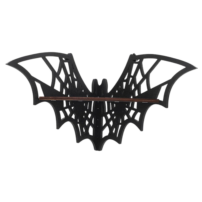 Bat Wall Shelf Gothic Decorative Float Shelf for Home Bedroom Living Room