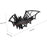 Bat Wall Shelf Gothic Decorative Float Shelf for Home Bedroom Living Room