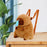 Capybara Backpack Plush Cute Stuffed Animal Bag for Men Shopping Backpacking