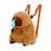 Capybara Backpack Plush Cute Stuffed Animal Bag for Men Shopping Backpacking