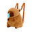 Capybara Backpack Plush Cute Stuffed Animal Bag for Men Shopping Backpacking