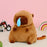 Capybara Backpack Plush Cute Stuffed Animal Bag for Men Shopping Backpacking