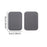 10Pcs Hook and Loop Strips with Adhesive Hook and Loop Tape for Mats Curtain Gray