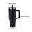 40 oz Tumbler with Handle Coffee Mug for Travel Keeps Hot/Cold Hours Iced Tea Black