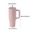 40 oz Tumbler with Handle Coffee Mug for Travel Keeps Hot/Cold Hours Iced Tea Peach pink