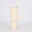 40 oz Tumbler with Handle Coffee Mug for Travel Keeps Hot/Cold Hours Iced Tea Milky White