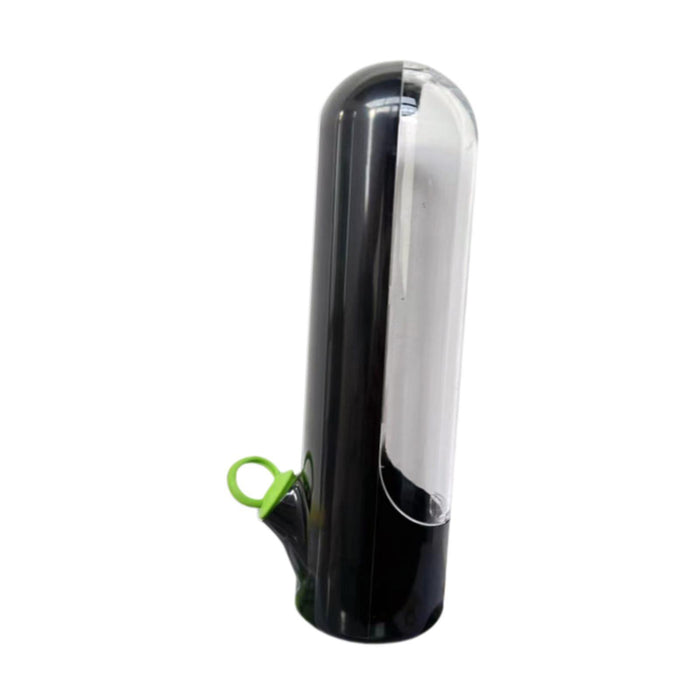 Crofta Herb Saver Cylinder Portable Fresh Herb Keeper for Leaves Parsley Thyme Black