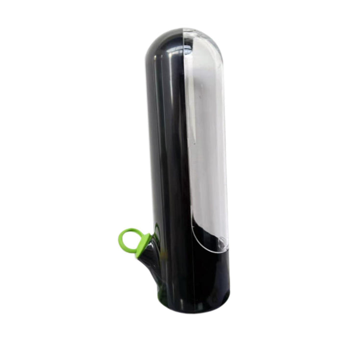 Crofta Herb Saver Cylinder Portable Fresh Herb Keeper for Leaves Parsley Thyme Black