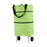 Crofta Rolling Shopping Bag Hand Truck Shopping Cart for Home Traveling Supermarket Green