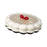 Crofta Serving Tray with Lid Living Room Nut Serving Dish for Sweets Cookies Snacks Divided Black White