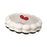 Crofta Serving Tray with Lid Living Room Nut Serving Dish for Sweets Cookies Snacks Black White