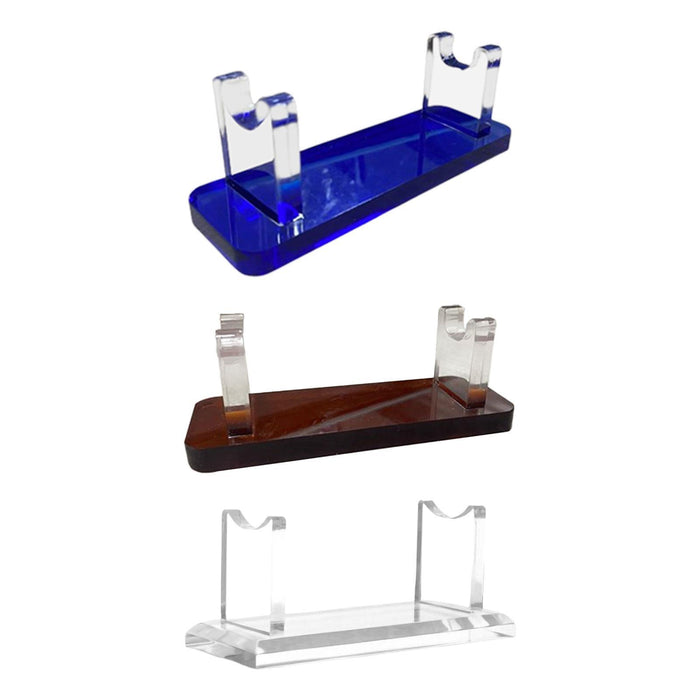 Acrylic Pen Holder Paintbrush Drying Rack for Home Decor Desktop Accessories Blue