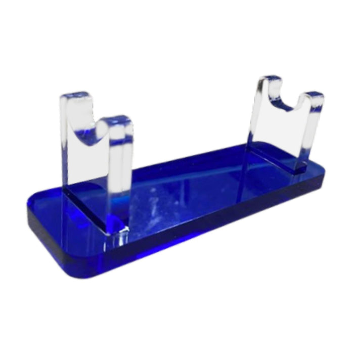 Acrylic Pen Holder Paintbrush Drying Rack for Home Decor Desktop Accessories Blue