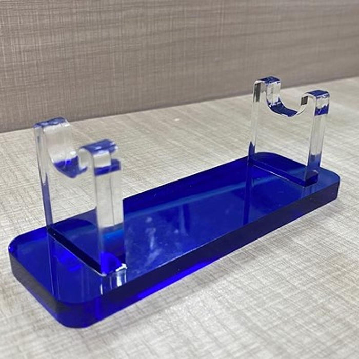 Acrylic Pen Holder Paintbrush Drying Rack for Home Decor Desktop Accessories Blue