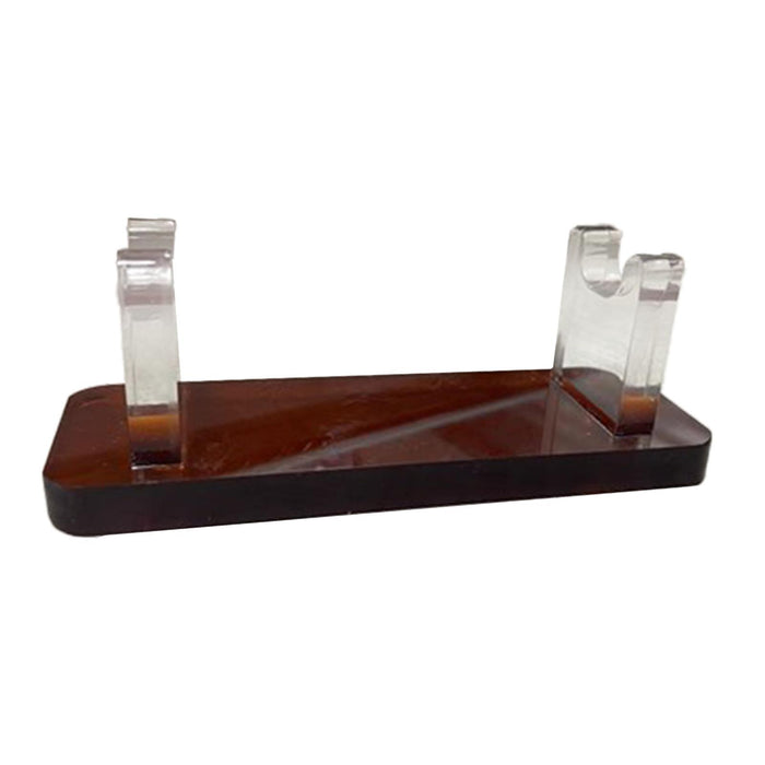 Acrylic Pen Holder Paintbrush Drying Rack for Home Decor Desktop Accessories Brown