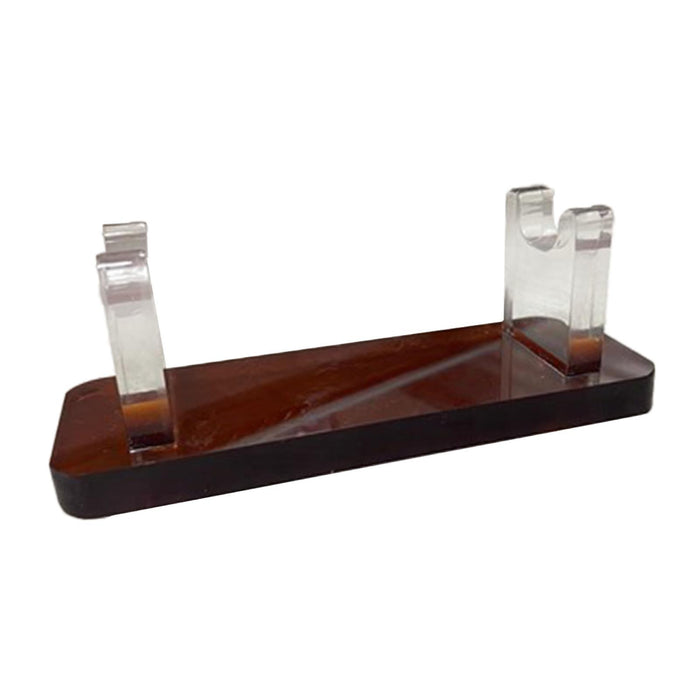 Acrylic Pen Holder Paintbrush Drying Rack for Home Decor Desktop Accessories Brown