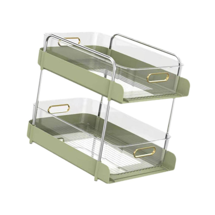 Crofta Desktop Organizer Holder Office Desktop Storage for Living Room Kitchen Dorm Green