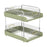 Crofta Desktop Organizer Holder Office Desktop Storage for Living Room Kitchen Dorm Green