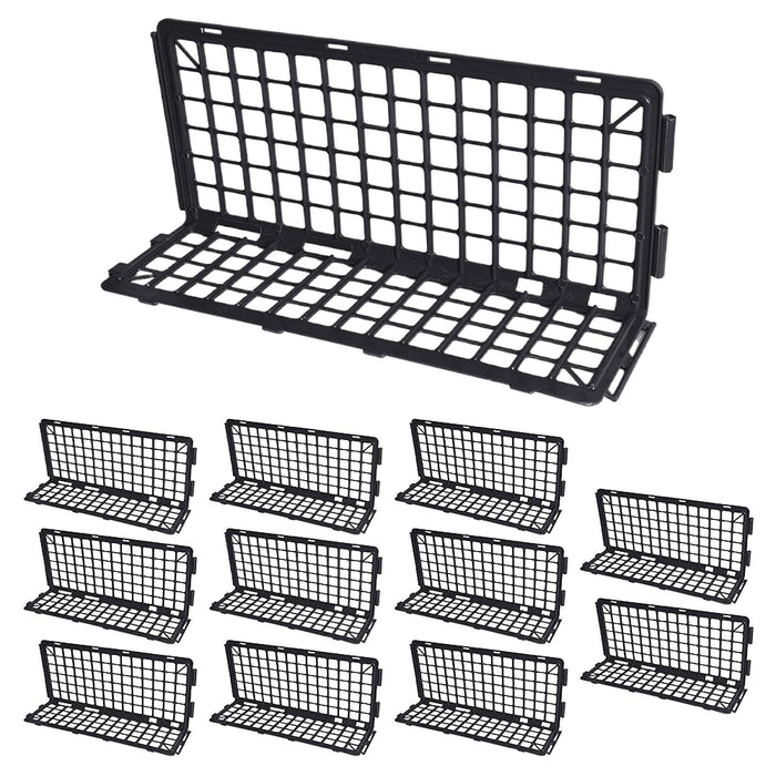 12x Fruit Baffle Shelves Market Display Basket for Supermarket Store Grocery