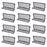 12x Fruit Baffle Shelves Market Display Basket for Supermarket Store Grocery