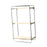 3 Tiers Wall Mounted Storage Rack Wall Storage Holder for Living Room Toilet Black