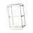 3 Tiers Wall Mounted Storage Rack Wall Storage Holder for Living Room Toilet Black