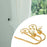 2 Pieces Curtain Holdbacks Simple Metal for Home Decoration Hotel Restaurant Gold