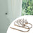 2 Pieces Curtain Holdbacks Simple Metal for Home Decoration Hotel Restaurant Silver